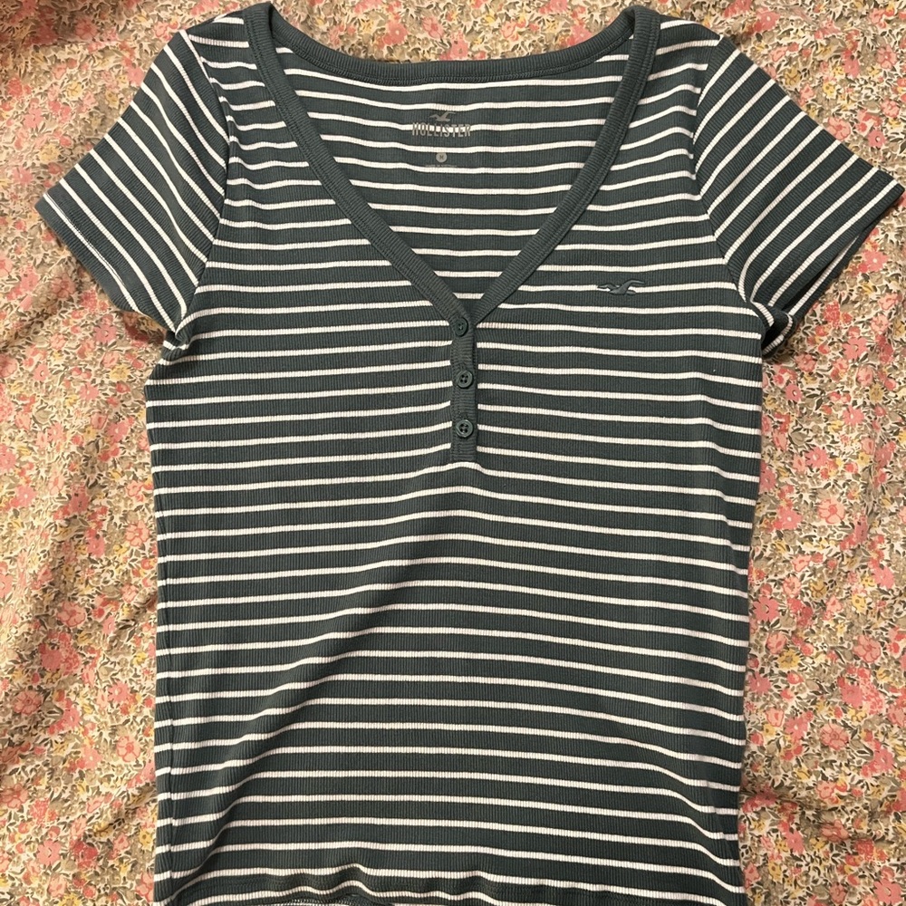 Hollister Fitted Ribbed T-Shirt